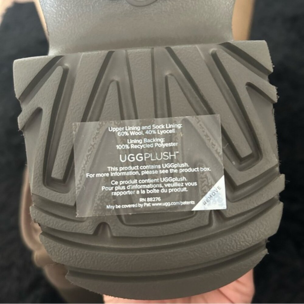UGG Taupe Suede Platform Ankle Booties - Picture 7 of 8